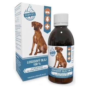 Topvet Lososový olej pre psov 200 ml