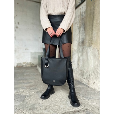 Grosso Čierna dámska kabelka na rameno