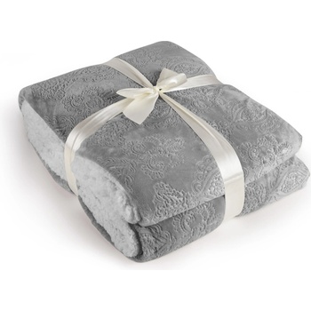Дилиос Луксозно одеяло шерпа Majestic 200/220 см сиво