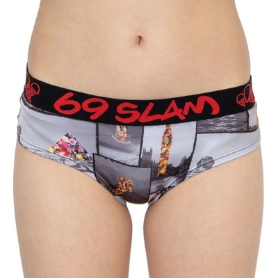 69SLAM dámske nohavičky boxer around the world