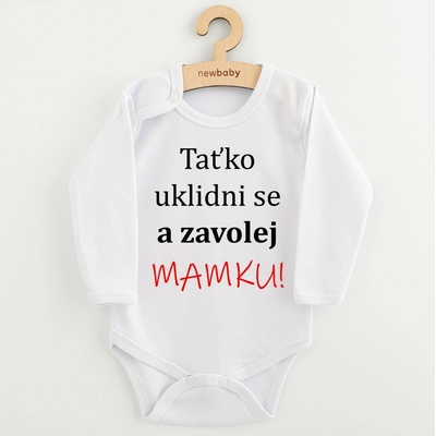NEW BABY Body s potiskem New Baby a zavolej MAMKU! – Hledejceny.cz