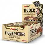 Amix Nutrition Протеинови барчета Tigger Zero CHOCO Box 20 x 60 г - Троен брауни / 1 кг