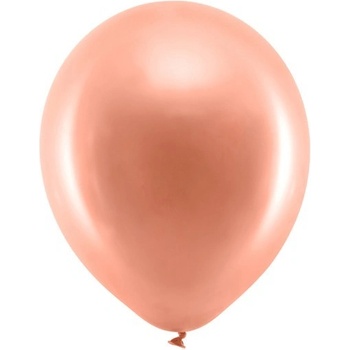 Party Deco Латексови Балони Металик, Розово Злато 30см