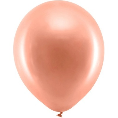 Party Deco Латексови Балони Металик, Розово Злато 30см
