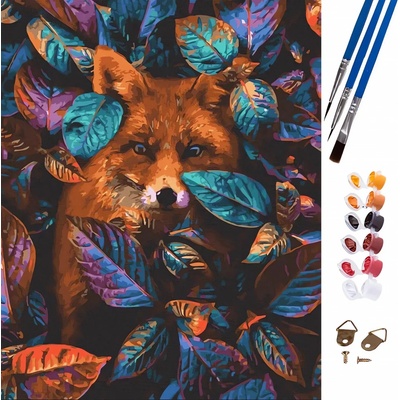 Foxter 2607 Maľovanie podľa čísel Líška 47 x 58 cm