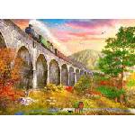 Gibsons - Puzzle Davison: Crossing Glenfinnan Viaduct - 1 000 piese
