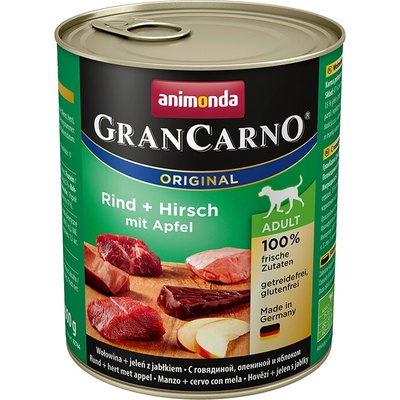 Animonda Gran Carno Adult hovädzie & jeleň & jablko 800 g
