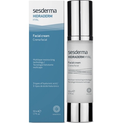 Sesderma Hidraderm 3 Types of Hyaluronic Acid hydratační krém proti příznakům stárnutí 50 ml