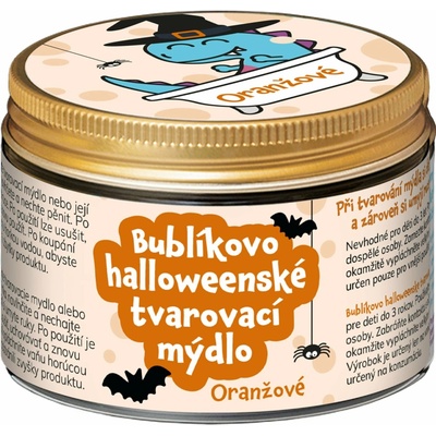 Pure Harmony Bublíkovo halloweenské tvarovací mýdlo oranžové 100 g