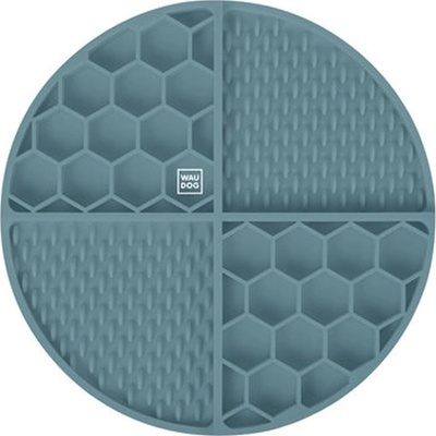 Silikónová lízacia podložka a pomalé kŕmenie pre psa a mačku sivá