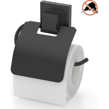 Tekno-Tel ПОСТАВКА ЗА ТОАЛЕТНА ХАРТИЯ TEKNO TEL EF-238-Matte black , с капак (7776150026)