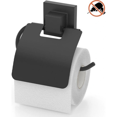 Tekno-Tel ПОСТАВКА ЗА ТОАЛЕТНА ХАРТИЯ TEKNO TEL EF-238-Matte black , с капак (7776150026)