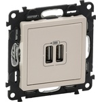 Legrand valena life Р-КА 2xusb ТИП a 5v 2.4a КРЕМ (753212l)