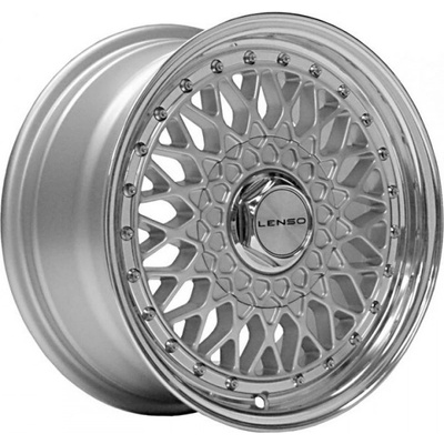 LENSO BSX 7,5x16 5x100 ET35 silver mirror lip