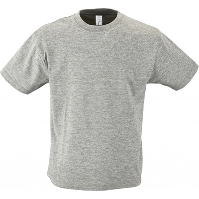 Sols dětské triko s krátkým rukávem REGENT kids 11970350 Grey melange