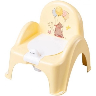 Tega Baby Nočník stolička Medvedík žltý
