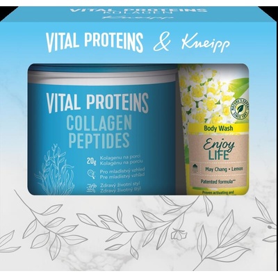 Vital Proteins Dárkové balení Collagen Peptides 567 g + Kneipp sprchový gel 200 ml