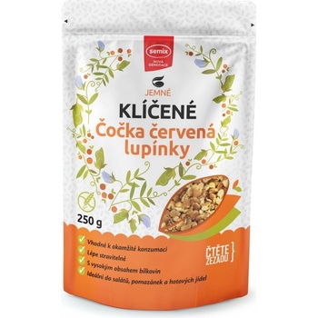 SEMIX klíčené šošovica červená lupienky 250 g