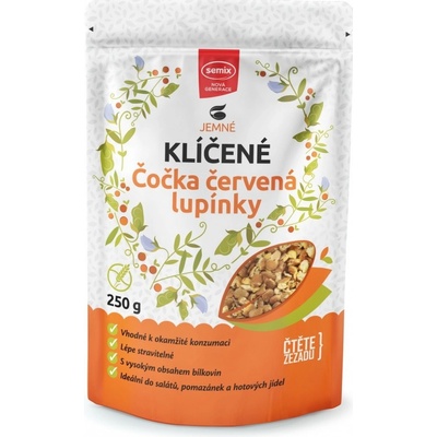 Semix klíčené šošovica červená lupienky 250 g