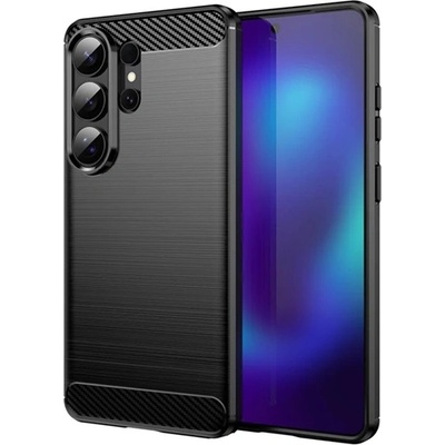 Gigapack Samsung S26 Ultra GIGAPACK Силиконов протектор за телефон, удароустойчив, карбонова шарка, ЧЕРЕН GP-179742 (GP-179742)