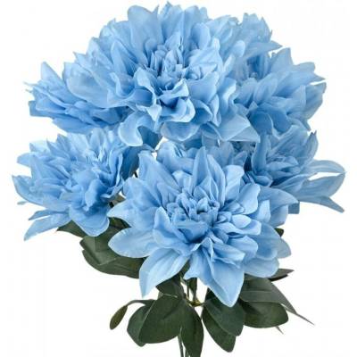 Umělá květina modrá Laurianne – 49 cm
