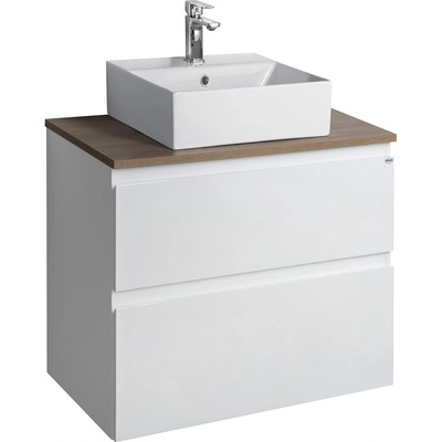 Aqualine ALTAIR š. 67,6 cm, bílá/dub emporio - AI270-01