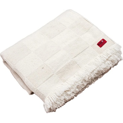 Balkanova Vlněná deka Rodopa merino bílá nebarvená 200x140