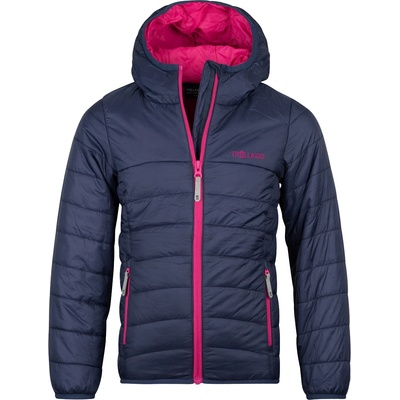 TROLLKIDS Детско синтетично яке Trollkids Girl's Eikefjord Jacket Synthetic jacket - Navy / Fireberry - размер 98 (EU) (703-3288-0112)