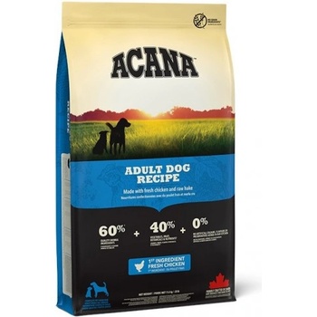 Champion Petfoods Acana Adult Chicken & Greens GRAIN FREE - суха храна за кучета с месо от Пиле и Зеленчуци, за всички породи и възрасти, Канада - 11, 4 кг