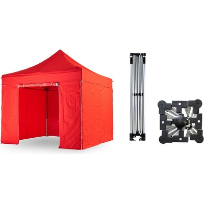 Tentino Small Hexagon 3 x 3 m červená