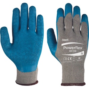 CERVA ANSELL 80-100 PowerFlex / Ръкавици, потопени в латекс 8 (0108002899080)