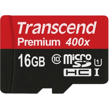 Transcend microSDHC 16GB C10/U1 (TS16GUSDCU1)