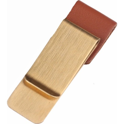 Spona na peníze Zlato hnědá Leather – Hledejceny.cz