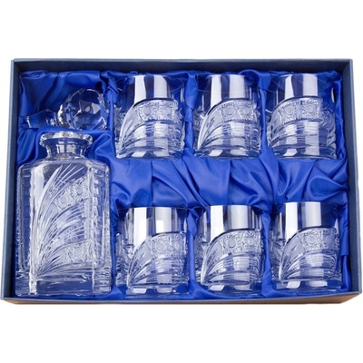 ONTE CRYSTAL Whisky set se skleničkami Kometa Varianty setu: Karafa + 6 skleniček 330 ml
