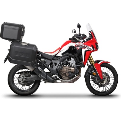SHAD 130.kitTERRAbig37-4B TERRA BLACK, 37L topcase 36L/47L SHAD HONDA CRF 1