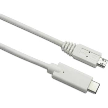 Sandberg 136-06 USB-C samec - Micro USB samec, 1m, bílý