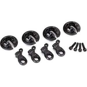 Traxxas Капачки и накрайници за амортисьори Traxxas Spring retainers, lower (captured) (4)/ 2.5x10 CS (4), TRX8459 (TRX8459)