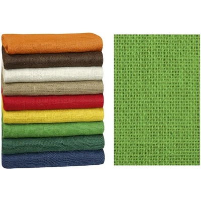Bellatex Dekorační jutová plachetka sv. zelená 130x300 cm