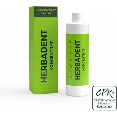 Herbai HERBADENT ORIGINAL Koncentrát bylinnej ústnej vody 250 ml