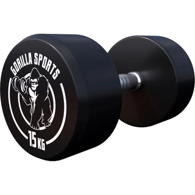 Gorilla Sports Jednoručná činka 15 kg