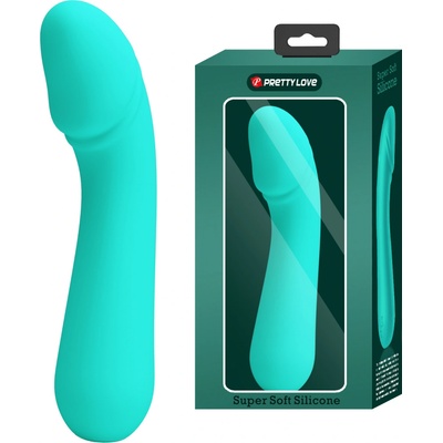 Pretty Love Cetus Super Soft Silicone G Spot Vibrator Aqua Green