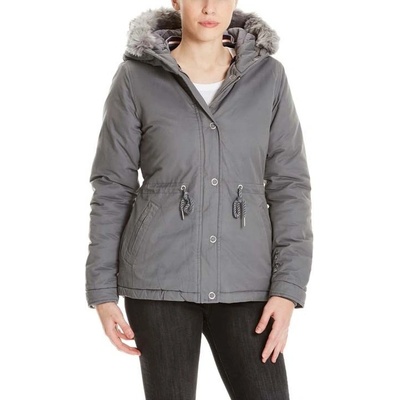 Bench Padded Jacket With Fur Lining Dark Grey