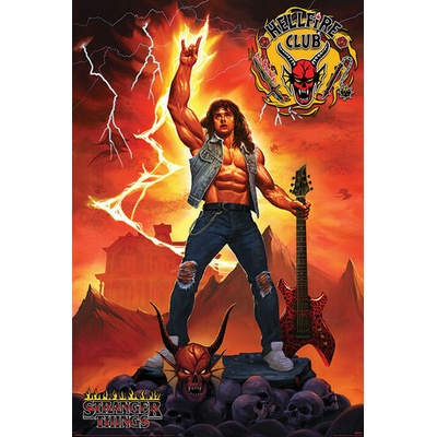 Plagát, Obraz - Stranger Things 4 - Hellfire Club Rock God, 61 × 91.5 cm