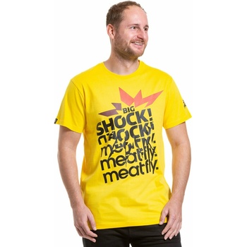 Meatfly мъжка тениска Big Shock Shattered Yellow | Жълта | Размер Meatfly | Zhalt | МЪЖЕ | M
