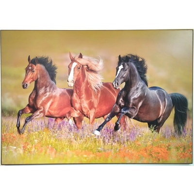 Bondecor Obraz na MDF desce "Koně" 100x70cm
