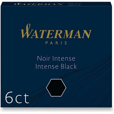 Waterman Inkoustové bombičky krátké černé 1507/7520110 6 ks