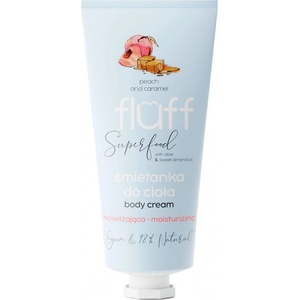 Fluff Хидратиращ крем за тяло, праскова и карамел, 150 ml Лосион за тяло