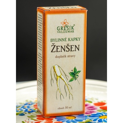 Grešík Ženšen bylinné kapky 50 ml