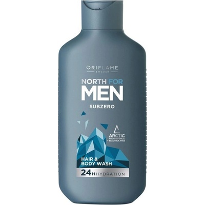 Oriflame North for Men Subzero Shampoo na vlasy a tělo 250 ml