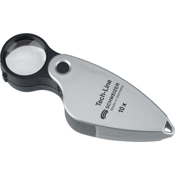 Schweizer Tech-Line Lupa s pouzdrem 10x